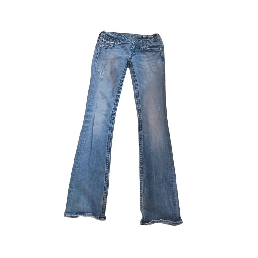 Miss me western 27 bootcut women's  Distressed bling